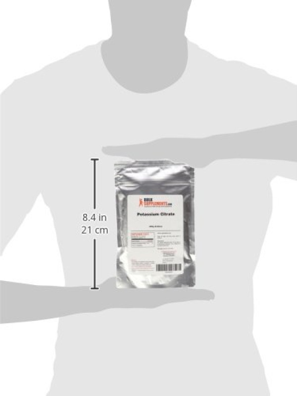 BulkSupplements Pure Potassium Citrate Powder 8.8 Oz
