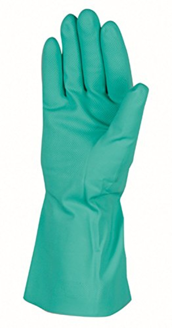 Chemical Resistant Nitrile Gloves, Solvent and Pesticide Resistant, Reusable, Large (Wells Lamont 178L)