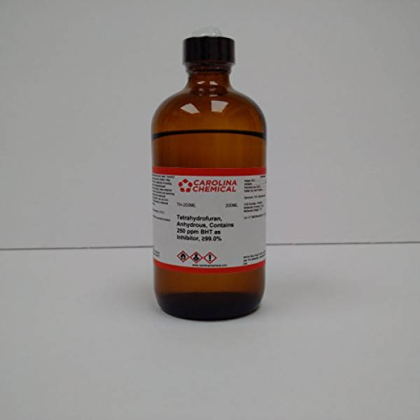 Tetrahydrofuran (THF), Anhydrous, Reagent ACS. ≥99.0%, 200ML
