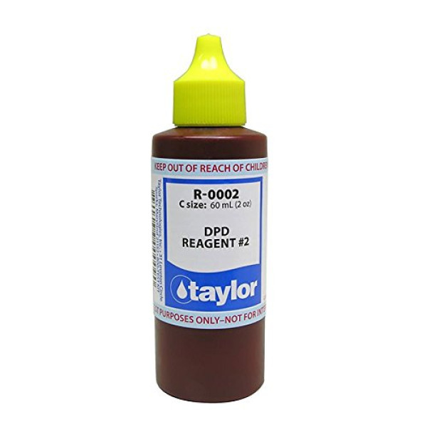Taylor Technologies R-0002-C No.2 Reagent DPD Liquid for Swimming Pool, 2 Oz