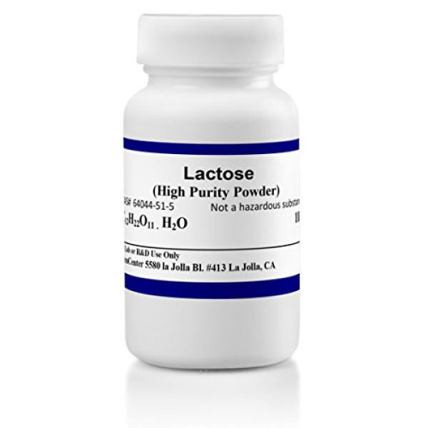 Lactose powder,  99% min, 1 Lb