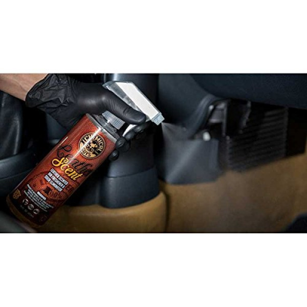 Chemical Guys, Leather Scent Premium Air Freshener and Odor Eliminator, 16 Oz