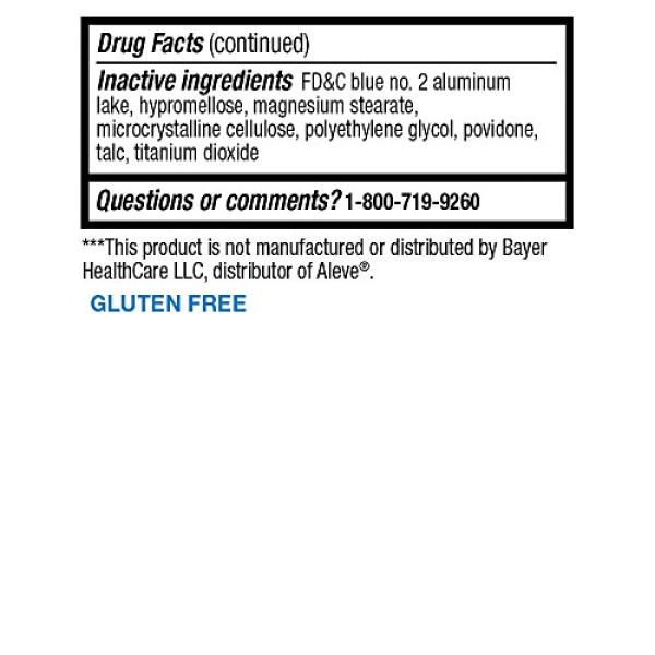 Basic Care Naproxen Sodium Tablets, 300 Count