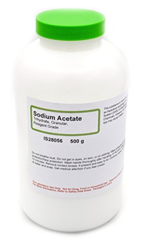 Reagent - Grade Sodium Acetate Trihydrate, 500g