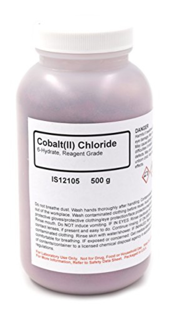 Reagent Grade Cobalt (II) Chloride 6-Hydrate, 500g