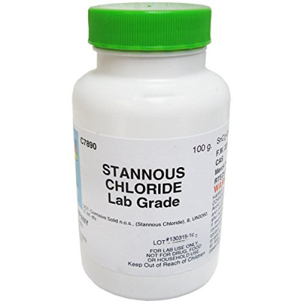The Science Company NC-7784, Stannous Chloride, 100g