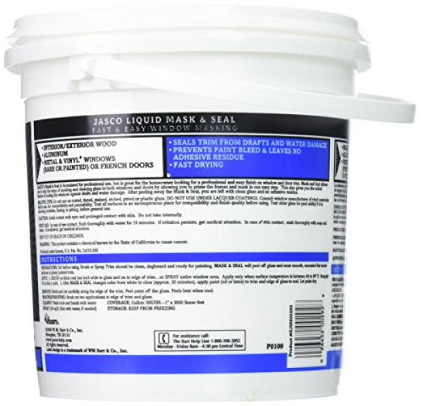 Jasco GJMS00292 Liquid Mask and Seal, 1-Gallon