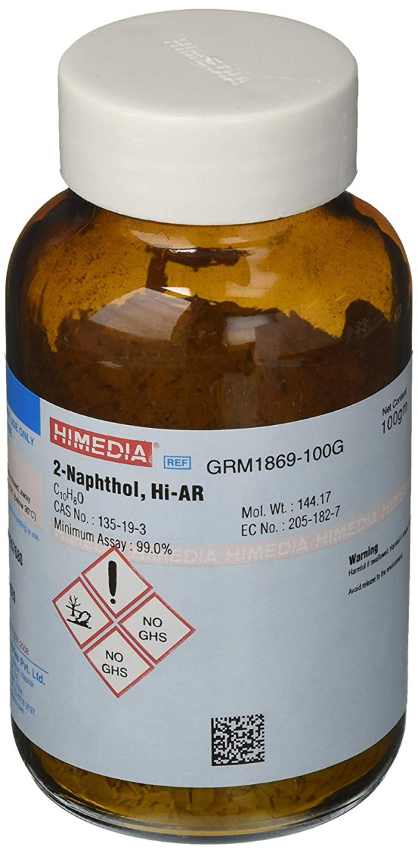 HiMedia 2-Naphthol, A.R. 99% min, 100 g