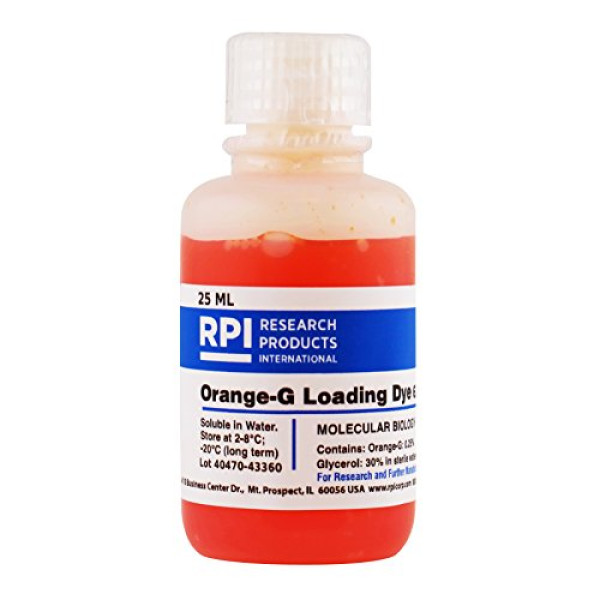 Orange-G Loading Dye 6X Solution, 25 Milliliters