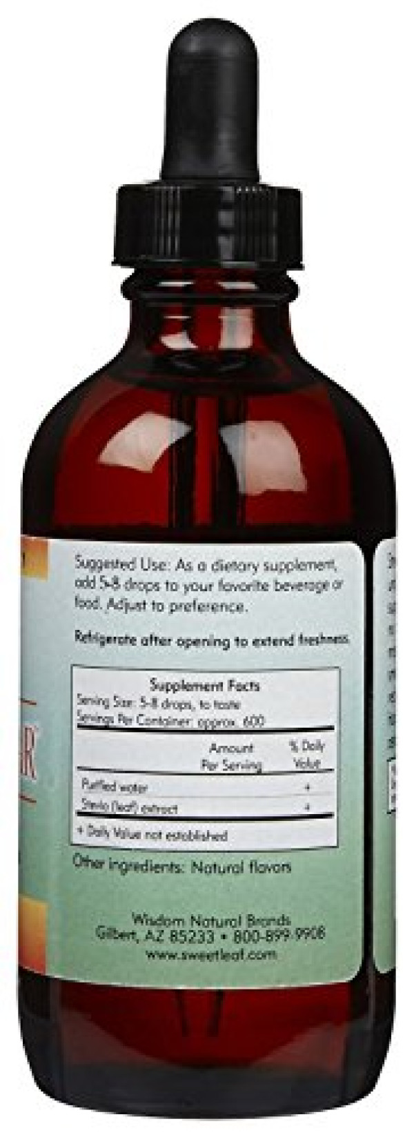 Sweet Leaf Stevia SteviaClear Liquid Stevia, Bottles, 4 oz