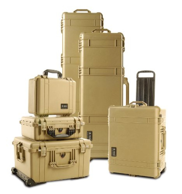 Pelican 1750 Rifle Case With Foam (Desert Tan)
