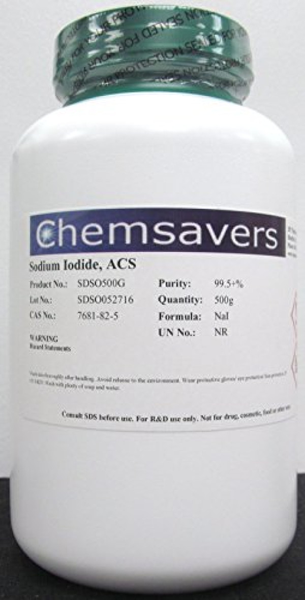 Sodium Iodide, ACS, 99.5+%, Powder, 500g