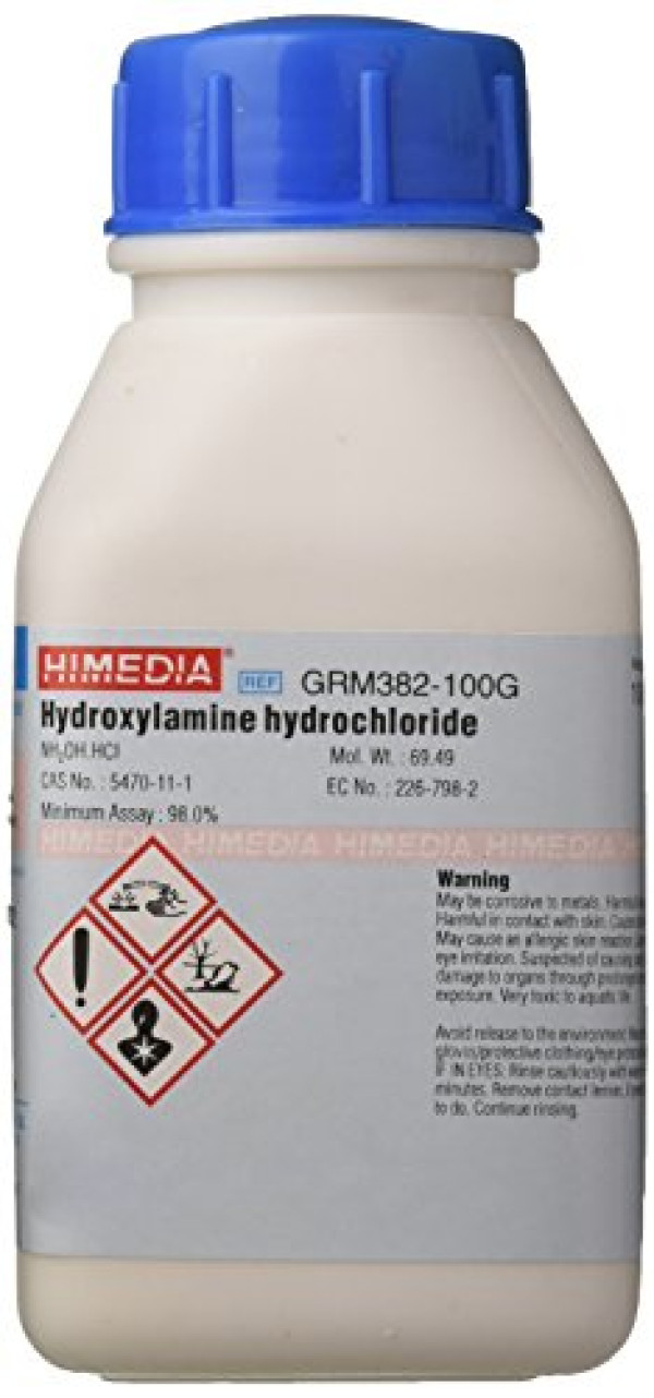 HiMedia GRM382-100G Hydroxylamine Hydrochloride, 100 g