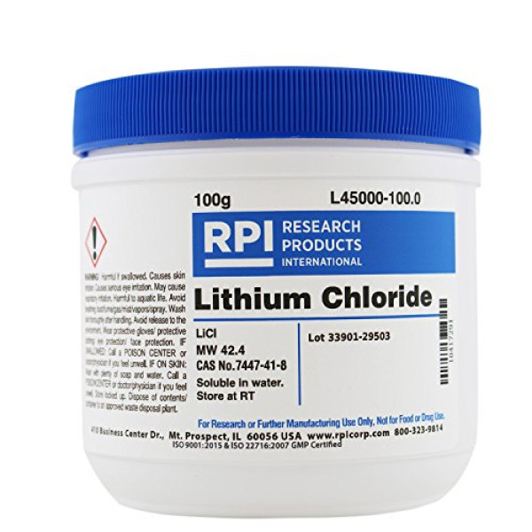 Lithium Chloride, 100 Grams