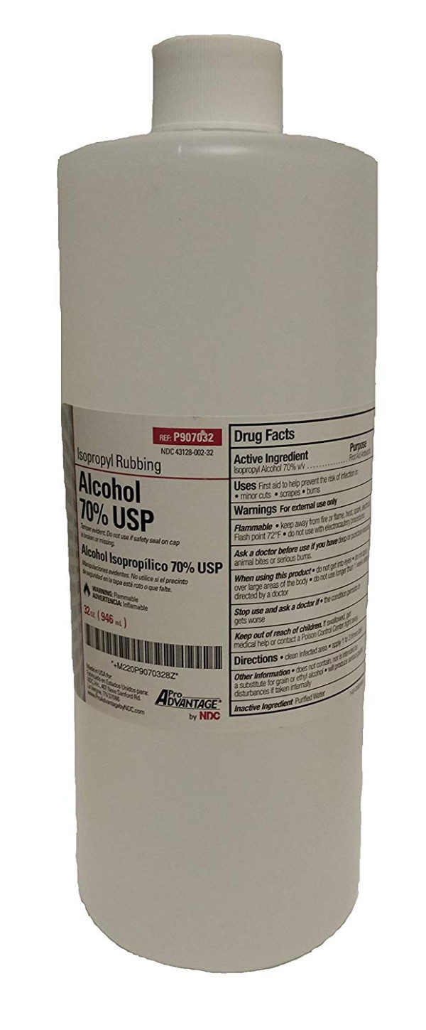 Pro Advantage Isopropyl Rubbing Alcohol 70%, 32 Oz