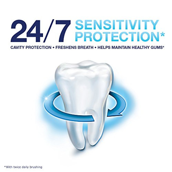 Sensodyne Sensitivity Toothpaste, Extra Whitening for Sensitive Teeth, 4 ounce (Pack of 3)