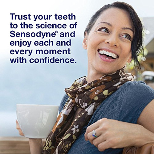 Sensodyne Sensitivity Toothpaste, Extra Whitening for Sensitive Teeth, 4 ounce (Pack of 3)