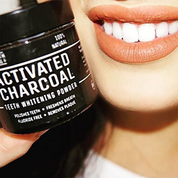 Activated Charcoal Natural Teeth Whitening Powder, 2 Oz