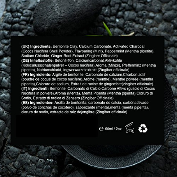Activated Charcoal Natural Teeth Whitening Powder, 2 Oz