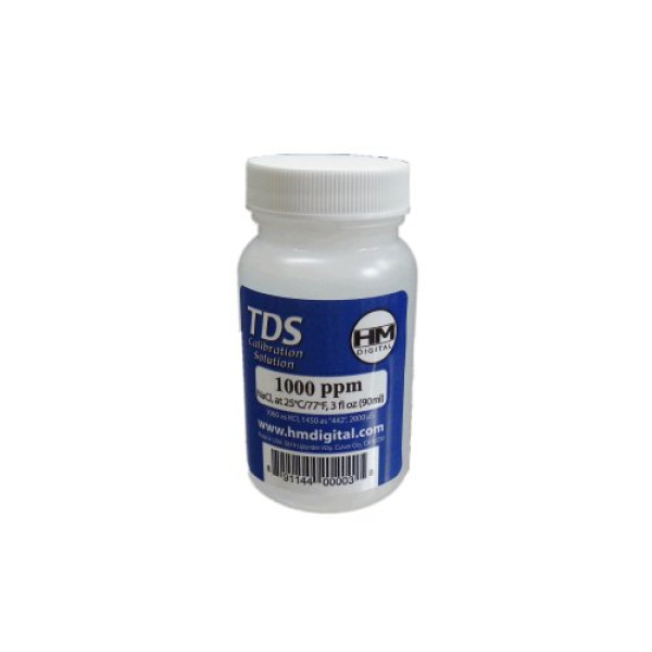 HM Digital 1000ppm TDS Calibration Solution, 3 Fl Oz