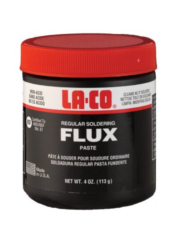 LA-CO Regular Soldering Flux Paste, 1lbs