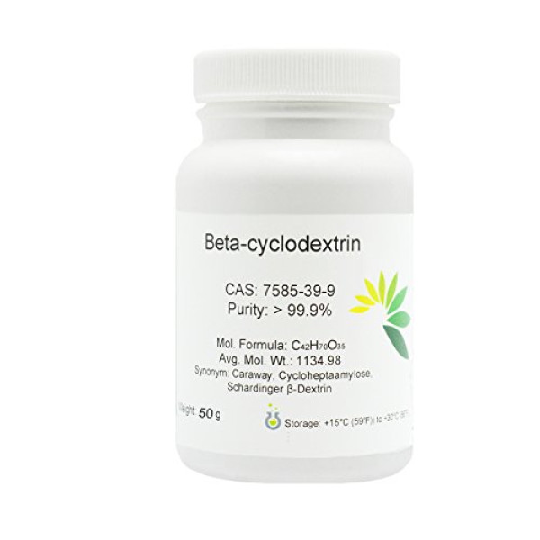 Beta-Cyclodextrin, 99.9% min, Ultra Pure, 50 g