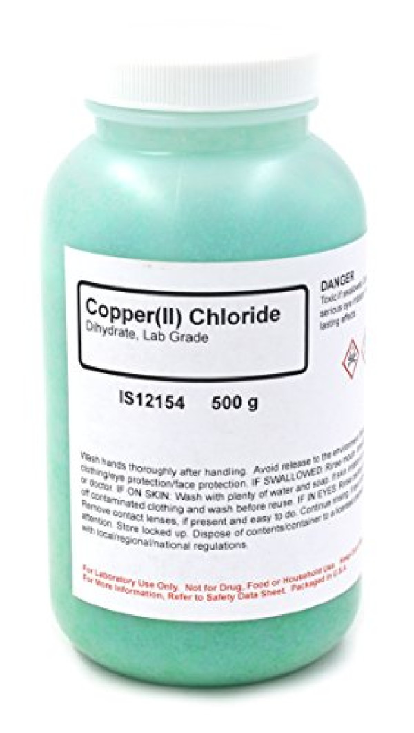 Copper (II) Chloride Dihydrate, 500g – Albochemicals – Lab and Science