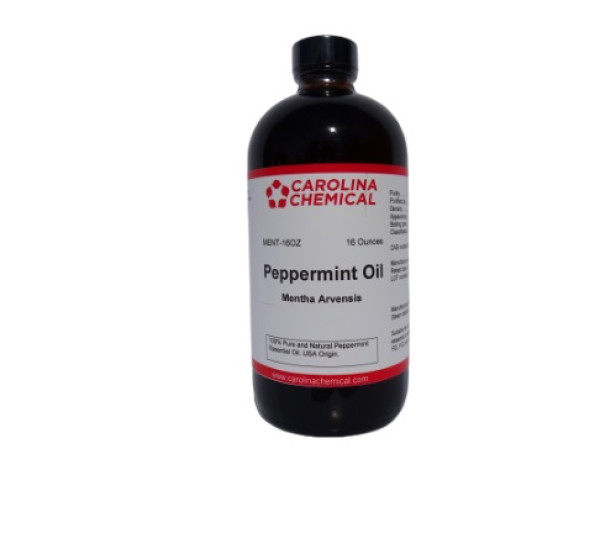 100% Pure Peppermint Essential Oil All Natural 16 oz Glass