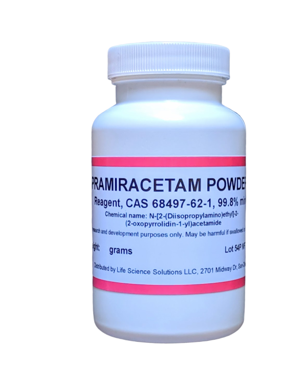 Pramiracetam powder, 99.8% min, 50 grams