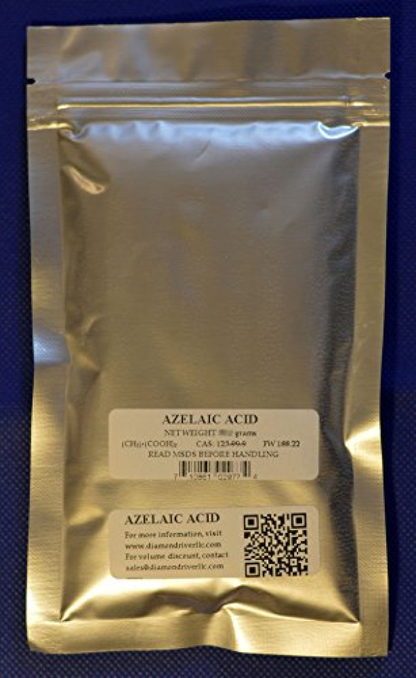 Azelaic Acid Micro Powder 99%+ (Nonanedioic Acid), 150 Grams