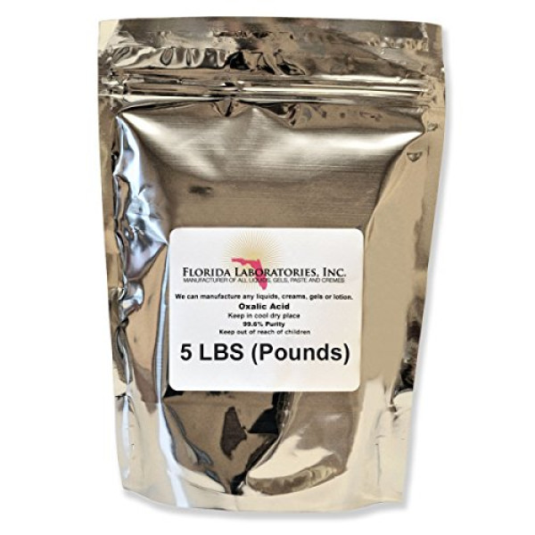 OXALIC ACID 99.6% Crystals, Metal Cleaning, 5 Lb