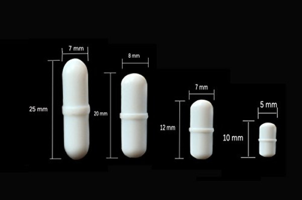 7 Pcs PTFE Magnetic Stirrer Mixer Stir Bar Spinbar Stirring