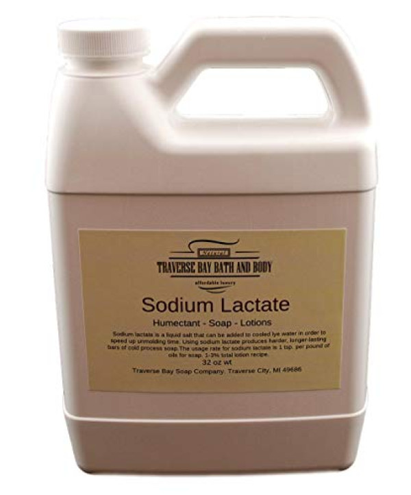 Sodium lactate, 32 oz, Safety sealed container. 60% concentration