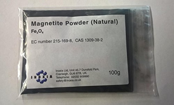 Magnetite Powder Weight: 100g (Natural) by Inoxia