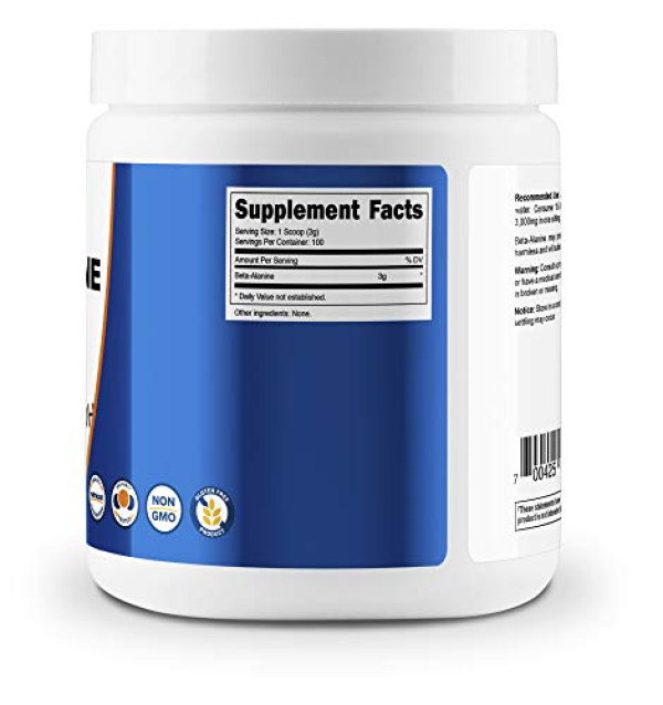 Nutricost Beta Alanine Powder 300 Grams (10.6oz)