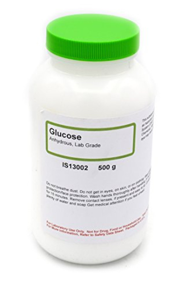 Laboratory-Grade Anhydrous Glucose, 500g