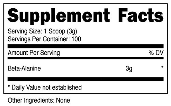 Nutricost Beta Alanine Powder 300 Grams (10.6oz)