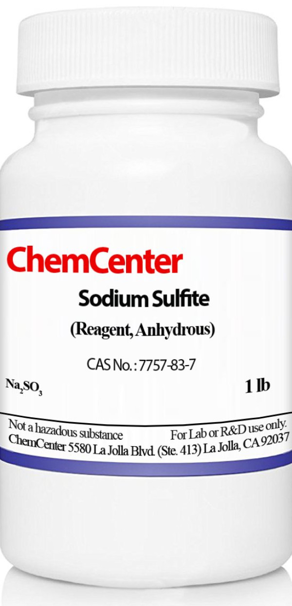 Sodium Sulfite, 99% min, Anhydrous, 1 lb