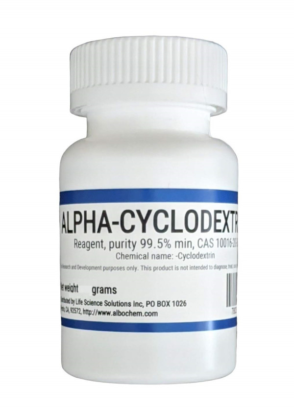 Alpha-Cyclodextrin Pure Powder, 99.5%, 10 Grams