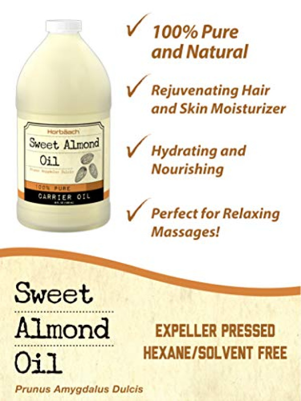 Horbaach Sweet Almond Oil 64 fl oz