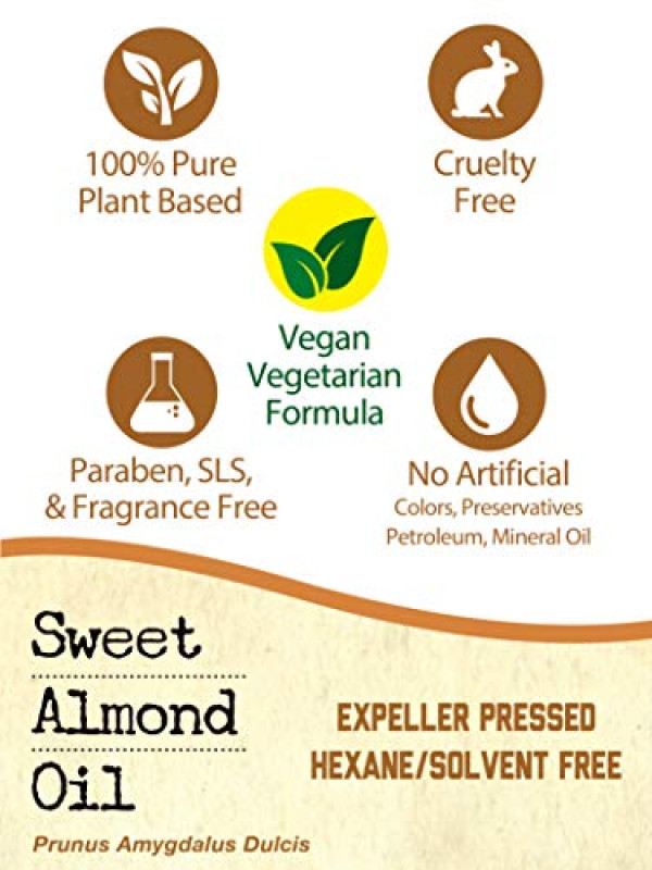 Horbaach Sweet Almond Oil 64 fl oz