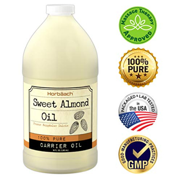 Horbaach Sweet Almond Oil 64 fl oz