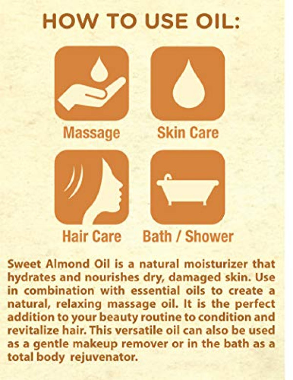 Horbaach Sweet Almond Oil 64 fl oz