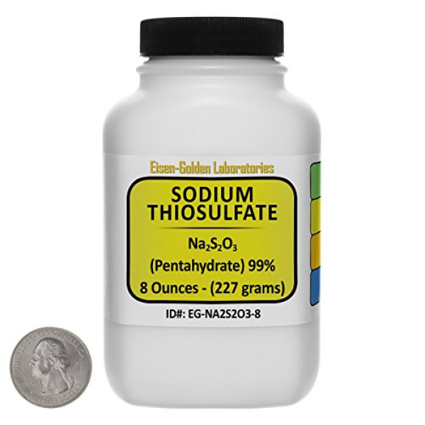 Sodium Thiosulfate [Na2S2O3] 99% ACS Grade Powder 8 Oz