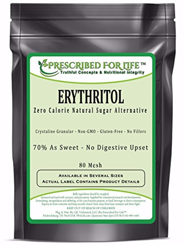 Erythritol - Non-GMO Zero Calorie Natural Granular Sugar Alternative - 70% Sweetness of Sugar, 12 oz