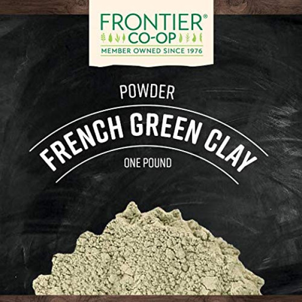 Frontier Co-op Clay Powder, French Green, Kosher | 1 Lb