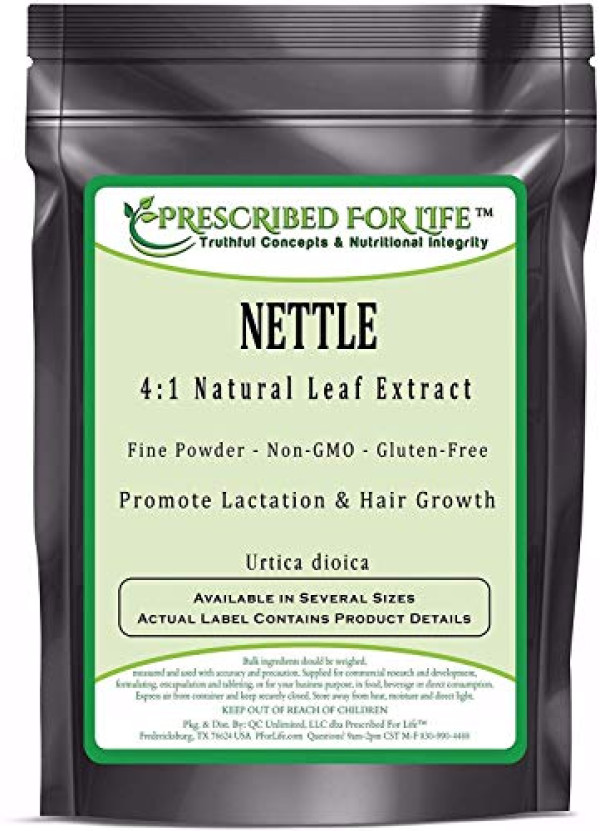 Nettle - 4:1 Natural Leaf Extract Powder (Urtica dioica), 4 oz