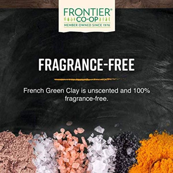 Frontier Co-op Clay Powder, French Green, Kosher | 1 Lb