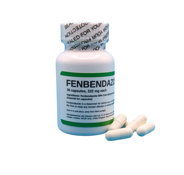 Fenbendazol 222mg, Purity >99%, 30 caps