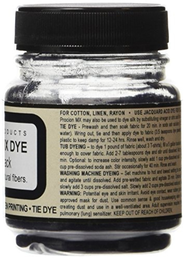 Procion Mx Dye Jet Black,  0.75 Oz